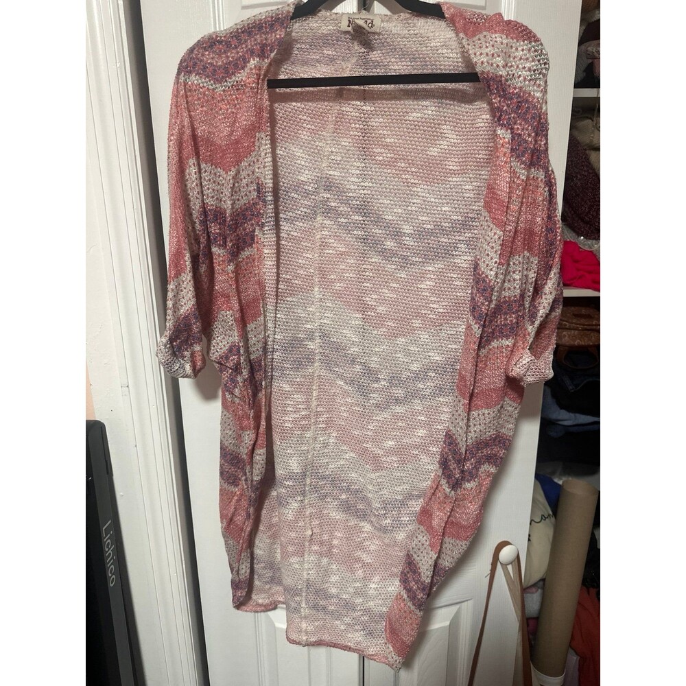 Pink & Cream Cardigan